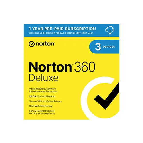 Norton 360 Deluxe, Antivirus Software – 3 Devices with Auto Renewal